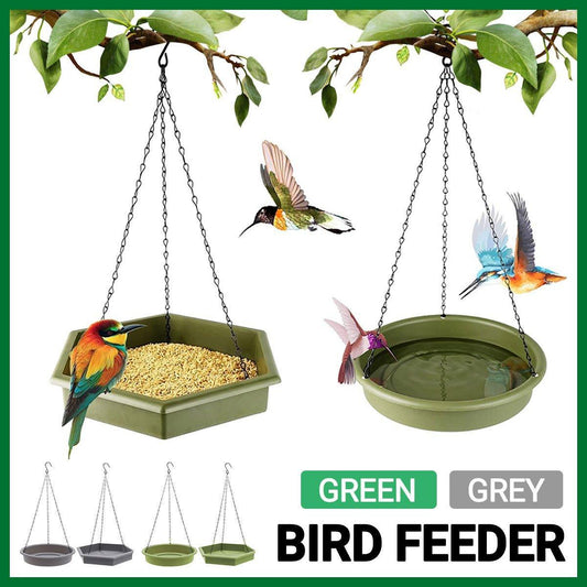 Outdoor Garden Hanging Bird Feeder Garden Automatic Hummingbird Water Feeder - Green