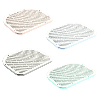 Anti Spill Cat Litter Mat Double Layer Pet Toilet Mat for Litter Box - Grey