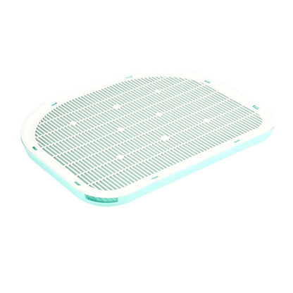 Anti Spill Cat Litter Mat Double Layer Pet Toilet Mat for Litter Box - Grey