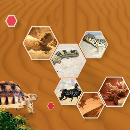 Pet Sand for Tortoises Snakes Lizards Spiders Multi-colour Reptile Habitat Decor - Yellow