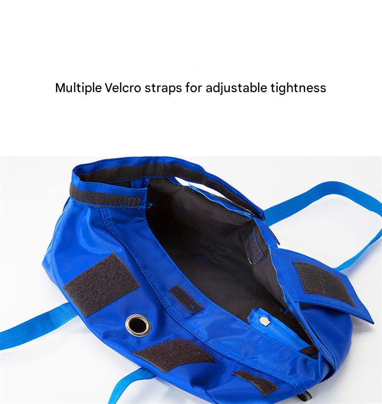 Size L Green Multi-Functional Cat Grooming Bag - Anti-Scratch Restraint Pouch for Nail Trimming and Vet Visits